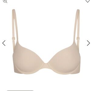 Skims Fits Everybody Push Up Bra Color Sand Size 32D NWOT
